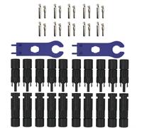 Conector Solar PV Cable Solar Set De Conectores 2,5 Mm² - 6 Mm² 10 Pares