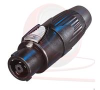 Conector Speakon Femenino De Metal Neutrik NLT8FX-BAG De 8 Pines.