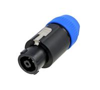Conector Speakon Femenino Neutrik NL8FC De 8 Pines. Botón Azul / Casquillo