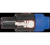 Conector speakon macho. 4 huecos para tornillos de instalación. pack de 2 unidades