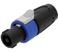 Conector speakon macho 4pin adam 4star k4csf4
