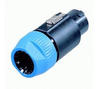 Conector speakon macho 8pin nl8fc neutrik
