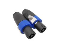 Conector Speakon NL4FC de 4 polos, enchufe de altavoz de Audio, adaptador de Cable de bloqueo giratorio, accesorios compatibles con NEUTRIK, 1/2 Uds.(2Pcs)