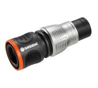 Conector stop Premium de Gardena, 13 mm (1/2 pulgadas) - 15 mm (5/8 pulgadas): Aquastop, resistente a las heladas, empaquetado (18253-20)