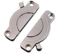 Conector superior de mesa de aleación de zinc Accesorios de junta plana de liberación rápida para tablero de madera, hardware de montaje de escritorio de 82 mm