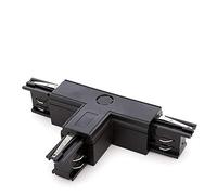 Conector T Carril Trifásico Negro | Greenice