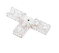 Conector T para Tira LED, Compatible con circuitos Integrados de 8mm, Ideal para Crear y Extender iluminaciones Decorativas.