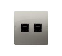 Conector telefónico RJ12 Simon Basic Dual BMT2.02/29