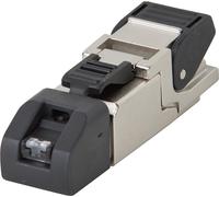 Telegärtner J00026A2001 - Conector (RJ-45, Negro, Plata)
