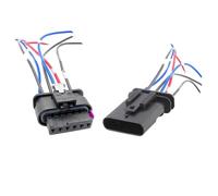 conector terminal 1-1718646-1 1-1718806-1 4F0 973 706 Enchufe del sensor del acelerador de 6 pines para el arnés de cables de la luz de freno trasera del automóvil(6p male female)