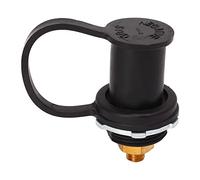 Conector Terminal de Batería 250A, Terminal de Latón de Alta Resistencia con Poste de 3/8 Pulgadas, Rojo - Conexión Segura, Resistente al Desgaste, Para Autos Barcos y Vehículo (negro)