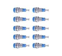 Conector Tipo Banana Hembra de 2 Mm, Niquelado, Poste de Encuadernación de Montaje en Panel, Alto Rendimiento para Equipos Electrónicos 10 Unids/set Conector Tipo Banana de 2 Mm, Fácil de