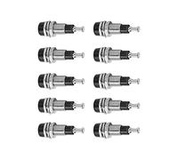 Conector Tipo Banana Hembra de 2 Mm, Niquelado, Poste de Encuadernación de Montaje en Panel, Alto Rendimiento para Equipos Electrónicos 10 Unids/set Conector Tipo Banana de 2 Mm, Fácil de