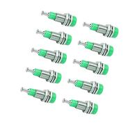 Conector Tipo Banana Hembra de 2 Mm, Niquelado, Poste de Encuadernación de Montaje en Panel, Alto Rendimiento para Equipos Electrónicos 10 Unids/set Conector Tipo Banana de 2 Mm, Fácil de
