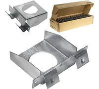 Conector transversal de seguridad CD Perfil 60/27, 60 unidades, acero galvanizado, montaje en techo, conector en cruz, para paneles de yeso, estable, subestructura