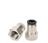 Conector traqueal PCF8-02 conector rápido neumático de enchufe rápido rosca interna de cobre 6-01/10-03/12-04(BLACK PCF 10-04)
