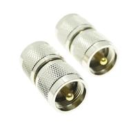 Conector UHF macho hembra a UHF macho hembra PL259 a SO239 T, conector adaptador Coaxial RF de ángulo recto de 3 vías(UHF-JK quick)