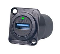 Conector USB 3.0 Hembra a Hembra Con tornillos