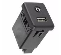 Conector USB Consola Compatible Con Opel Para Insignia A 2009-2019 Conector Enchufe Auxiliar Coche Conector Consola Central Conector Ranura Puerto Dual Puerto USB AUX Jack