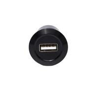 Conector USB de 22 mm, diámetro de Montaje de Metal, USB 2.0 Hembra A a Hembra A (,)