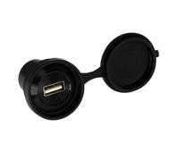 Conector USB de 22 mm, diámetro de Montaje de Metal, USB 2.0 Hembra A a Hembra A (,)