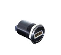 Conector USB del Panel DP del Puerto de Pantalla de diámetro de Orificio de 25 mm Conector Hembra a Hembra