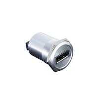 Conector USB del Panel DP del Puerto de Pantalla de diámetro de Orificio de 25 mm Conector Hembra a Hembra
