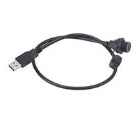 Conector USB TypeC Rosca Hembra Bloqueo Montaje en Panel Toma de Corriente E10TPC - TF - F/U3 - A - M, Enchufe IP67 con Puertos USB3.0 Macho y Tipo C Hembra, Cond de latón (0.tío)