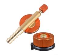 Conector Válvula Lindal Butano Isobutano para acero Conector(F) | para acero , color dorado, compatible válvula Lindal, uso outdoor y hogar