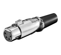 Conector XLR 4-pin Hembra Goobay 11960 Negro Metálico