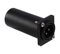 Conector XLR de 3 pines macho a RJ45 hembra para montaje en panel, serie D, chasis A