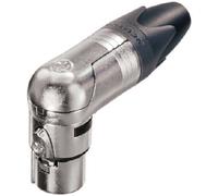 Conector XLR Presa Volante 90° 3 Polos Xx / Rx de Soldadura Niquelado