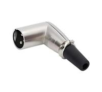 Conector XLR profesional macho/hembra de aleación de zinc para micrófonos de estudio