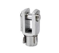 conector Y Aire Horquilla Para Piezas de accesorios del cilindro de junta Y, 16/20/25/32/40/50/63, montaje de rosca hembra a macho, varilla de nudillo, horquilla de pistón(Y-50 Buckle)