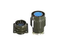 Conector Y2M de 2/3/4/5/7/10/14/16 pines YP21 de 21 mm, conector de aviación, conector macho hembra for cable de aviación.(Y2M-16PIN)