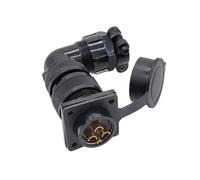 Conector YD28 YD28-15 Zócalo de servomotor YD28K4T 4 pines 15 pines 1 pieza(Green-4 pin plug)