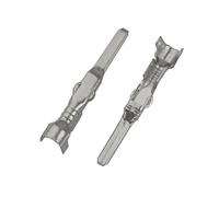 Conectores automotrices de la Serie DJ611F-1.8A, 100 Unidades, 1,8 mm, Macho, for cableado de Coche