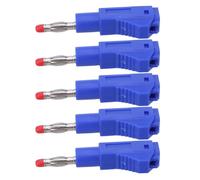 Conectores banana de 4 mm, tubo transparente para proyectos electrónicos
