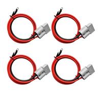 Conectores Batería 50a 600v, 4 Piezas Conector De Desconexión Rápida De Batería, Conector De Alimentación Enchufe Del Cabrestante Del Remolque Con Cable Anillo O Conector De Batería Para Coches Barcos