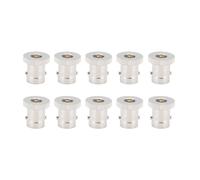 Conectores cilíndricos de cobre puro para conexión de comunicaciones, conector coaxial BNC hembra a SMA macho, buena conectividad, resistencia a la