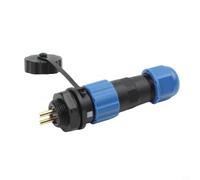 Conectores circulares resistentes SP13 resistentes al agua con calificación IP68, opciones de configuración de pines múltiples (2 pines)