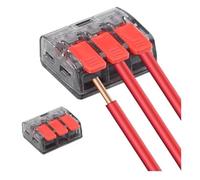 Conectores CMK63 de 10 piezas, 2-5 puertos, abrazadera for luz eléctrica, terminal Uni, 34-11 AWG(CMK633)