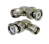Conectores Coaxiales BNC A RF A TNC 4 Tipo Macho Hembra A Jack Plug Convertidor De Prueba For Antenas Conector Radios(BNC M to TNC F 90)