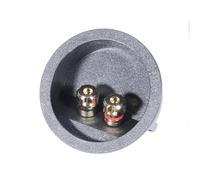 Conectores de abrazadera de resorte redondos de 72 mm, cobre libre de oxígeno para mejorar el sonido, no atornillar, clip de resorte, conectores de altavoces