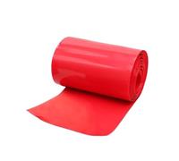 Conectores de aislamiento eléctrico, Tubo termorretráctil de PVC rojo, conectores cables for reparaciones aislamiento eléctrico 7-90mm x 1-20m