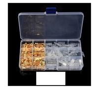 Conectores de aislamiento macho/madre, 120-270 conectores de horquilla macho-hembra aislados 2,8-6,3 mm, terminales crimpado multicolor(270pcs G)