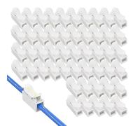 Conectores De Alambre Con Resorte,Terminales De Conexión Por Prensa Para Cable Eléctrico - 50 Piezas Herramientas Con Aislamiento Multifuncionales 5A 250V Para Cajas De Control Electrónico Y Automoció