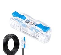 Conectores De Alambre - Conector De Tuercas De Palanca | Paquete De Surtido De Conectores De Alambre Eléctrico | Conector De Empalme Terminal De Palanca En Línea 1 A 1 | Cables Eléctricos Cables
