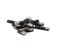 Conectores de alambre de ajuste a presión con hebilla de bloqueo, conectores de doble cable reutilizables para cableado eléctrico, material ABS, 20 unidades, 21,7 x 9,5 x 6 mm