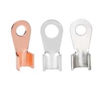 Conectores de Alambre, Terminal de engarce con Orificio de Tornillo de Anillo Abierto de Aluminio y Cobre OT/OL 3-1000A(6Pieces OT80A)